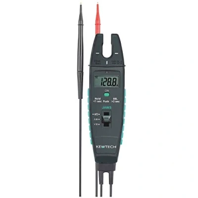 Image of KEWTECH Jaws 2 Pole Tester with Open JAW Current and Voltage