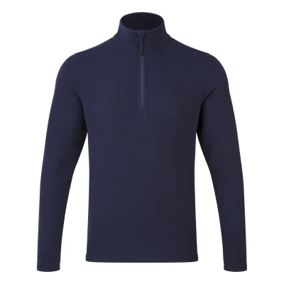 Image of Premier Unisex Adult Recyclight Quarter Zip Fleece (Navy) Size 3XL