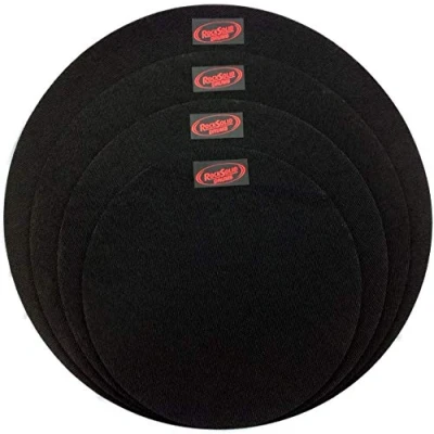 Image of RockSolid 4 x Rock Drum Practice Pads Silencer Kit Dampeners Mute