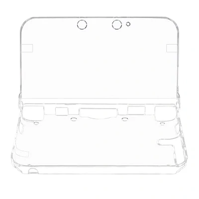 Image of OSTENT Protective Clear Crystal Hard Guard Case Cover Skin Shell for Nintendo 3DS XL LL