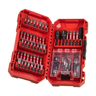 Image of Milwaukee Shockwave 4932492008 Impact Duty Bit Set (TX, PZ, PH, HEX, TXBO, Accessories for Wrenches and Screwdrivers) 75 Piece