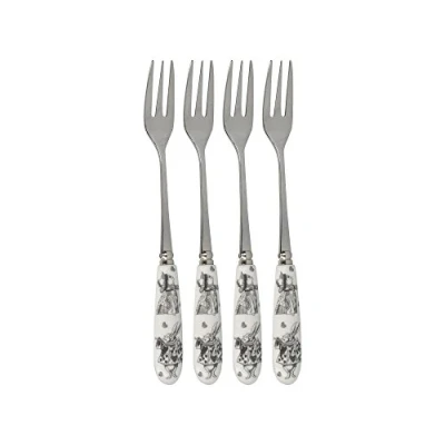 Image of Alice In Wonderland Set 4 Pastry Forks