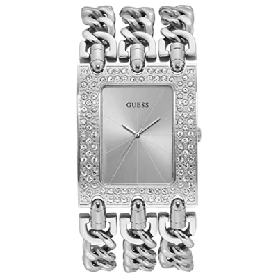 Image of Guess Womens Analogue Quartz Watch with Stainless Steel Strap W1275L1