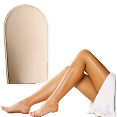 Image of No Mess Self Tanning Mitt Soft Velour Easy Streak Application