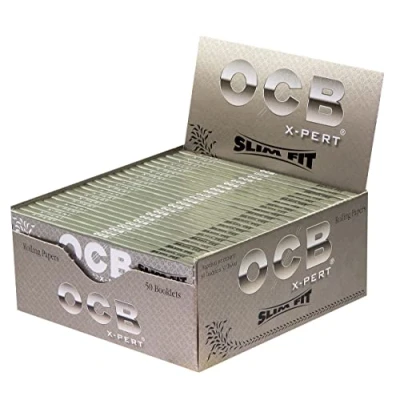 Image of OCB Cigarette Paper, Gray, 50 Count (Pack of 1)