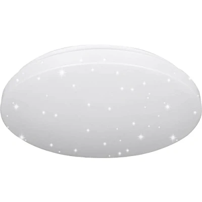 Image of Müller Licht LED ceiling light Reva Star, Ø 31 cm, white, plastic