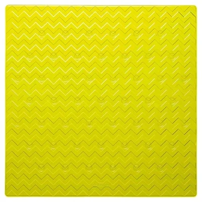 Image of Sealskin Leisure Anti Slip Mat, PVC, Yellow, 53 x 0.3 cm