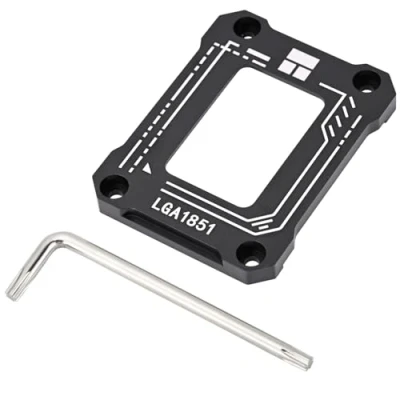 Image of Thermalright Lga1851 BCF Black CPU Stress Bending Correction Fixe,CPU Anti Fixed Bracket,Comes with an L Shaped Screwdriver,Intel 15th Generation Holder