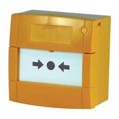 Image of KAC M3A Y000SF K013 11 MCP Indoor Series, Fire Alarm Manual Call Point, EN54 Certified Surface Mount, Yellow