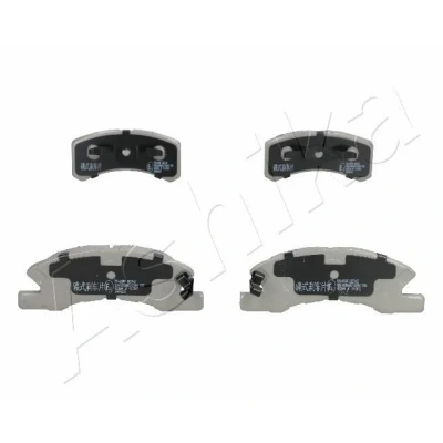 Image of 4605A592, 4605B006, 4605B281, 4605B438 Brake pad set ASHIKA 50 06 609 Front Axle MITSUBISHI: Mirage / Space Star Hatchback, DAIHATSU: Cuore 6