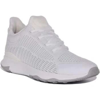 Image of Fitflop Womens Vitamin Ffx Knit Trainers White Size UK 8
