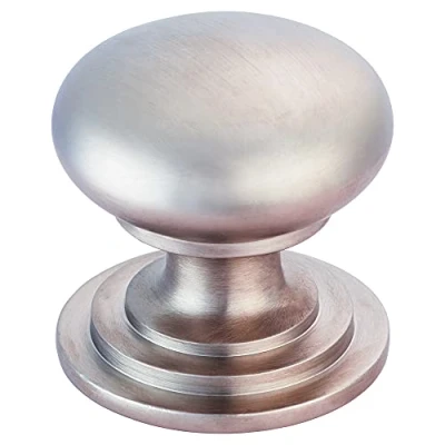 Image of Carlisle Brass M47 M47DSN FTD Victorian KNOB (ONE Piece) 42MM, Satin Nickel
