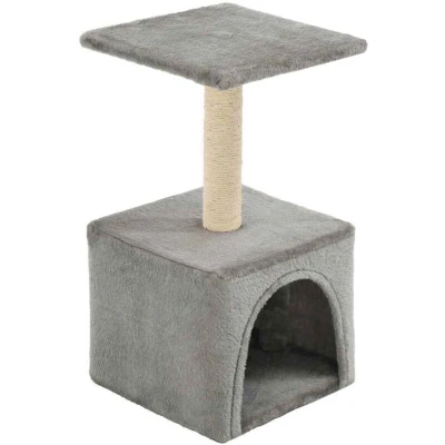 Image of vidaXL Cat Tree with Sisal Scratching Post 55 cm Grey
