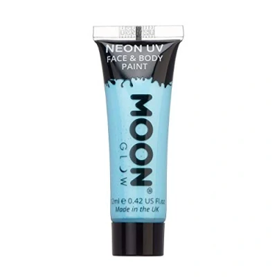 Image of Moon Glow 12ml Neon UV Face &amp; Body Paint Pastel Blue