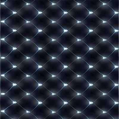Image of JnDee Fully Waterproof Kids Safe Design Fairy Net Lights 3M X 2M (10X7 ft) 320 LED Brilliant Cool White,