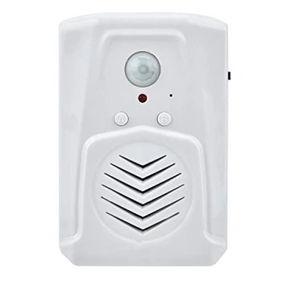 Image of Tosuny Motion Sensor PIR Infrared Audio Player Doorbell, USB/Battery Powered Activated Alarm MP3 Induction Built in speaker, 32M Flash Memory