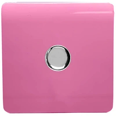 Image of Trendi Artistic Modern Glossy Tactile 1 Gang 2 Way 120w LED Dimmer Switch