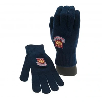 Image of West Ham United F.C. Knitted Gloves Adults