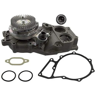 Image of 5412001801, 5412002701, A5412001801, A5412002701 Water pump FEBI BILSTEIN 102212 Grey Cast Iron with gaskets/seals electromagnetic
