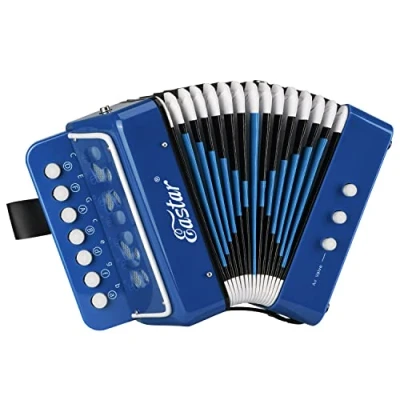 Image of Eastar，10 Keys Kids Accordion，blue