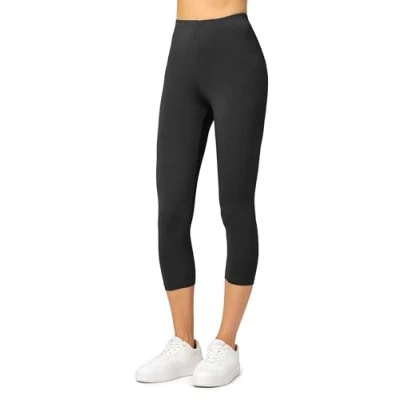 Image of Merry Style Women&#039;s Leggings 3/4 MS10 144(Black, M)