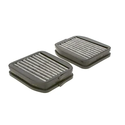 Image of 2118300818, 2118301200, A2118300818, A2118301200 Pollen Filter BOSCH 1 987 432 512 Activated Carbon 201mm 175mm 40mm