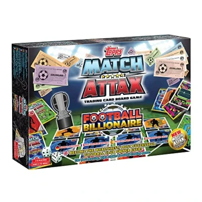 Image of Football Billionaire Match Attax Edition Family Board Game for Kids and Adults Ages 6+ A Trading &amp; Strategy 2 6 Players as Seen on Dragon&#039;s Den