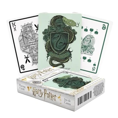 Image of AQUARIUS Harry Potter Playing Cards Slytherin, Multicolor, 52438