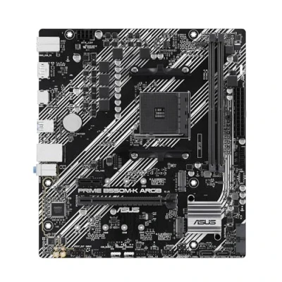 Image of Asus PRIME B550M K ARGB, AMD B550, AM4, Micro ATX, 2 DDR4, HDMI, DP, PCIe4, 2x M.2