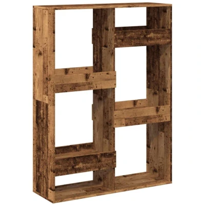Image of vidaXL Bookcase Old Wood 100x33x135 cm Engineered