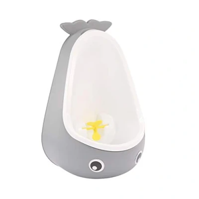 Image of Potty Training Urinal for Boys Cute Whale Urinal/Potty Pee Trainer Urine(Grey Whale)