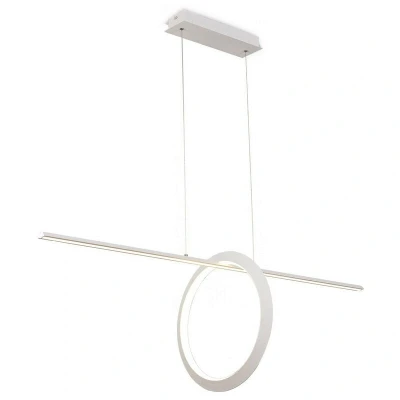 Image of Kitesurf Loop Under Linear Pendant, 30W LED, 3000K, 2400lm, White
