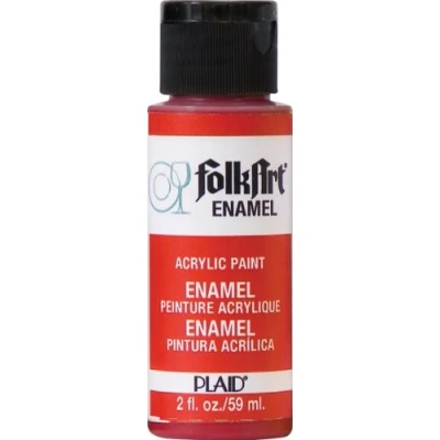 Image of Plaid:Craft Engine Red Folkart Enamels 2oz, 40 4006