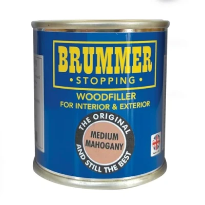 Image of Brummer Wood Filler Medium Mahogany 250g The Original And Still Best