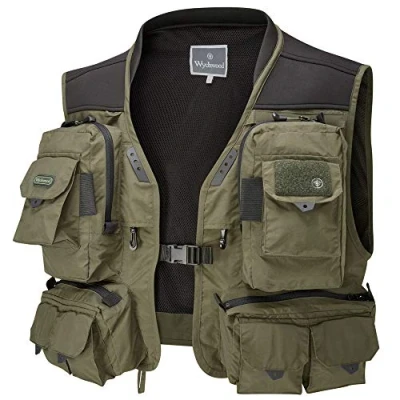 Image of Wychwood Game Unisex Gorge Fly Vest XXL, Green, XXL UK