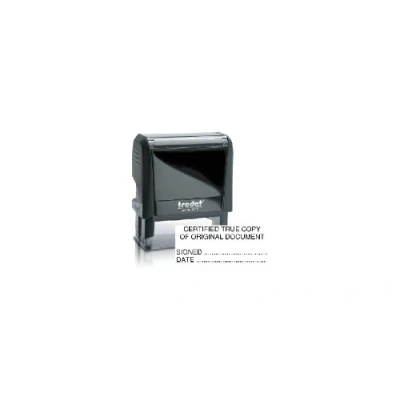 Image of Certified True Copy Of The Original For Solicitors, Financial Advisors Stock Rubber Stamp Trodat 4913