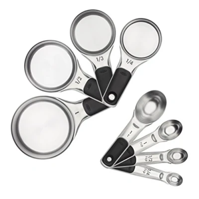 Image of OXO Good Grips Measuring Cups and Spoons Set, Stainless Steel