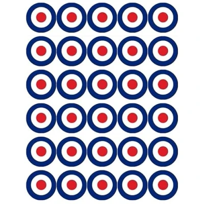 Image of RAF Royal Air Force Military Cupcake Toppers Edible Wafer Paper Fairy Cake Birthday Cakes Decorations