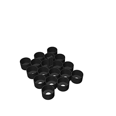Image of Feldherr paint Rack compatible with Citadel pots (18 ml / 24 ml) 18 compartments, Color:Black