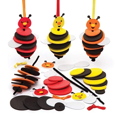 Image of Baker Ross AW421 Bee Stacking Kits (Pack of 6)