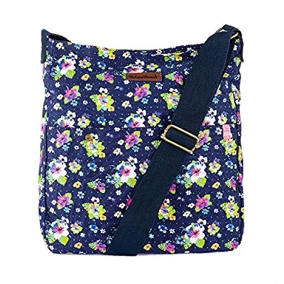 Image of Urban Beach Canvas &amp; Tote Bag Womens Bloom Shoulder Blue (Dark Blue) UBAAW30 02DB