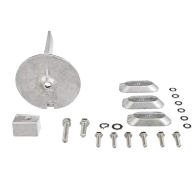 Image of Quicksilver 8M6007993 Aluminum Anode Kit for Yamaha 4T 40 60 Hp Outboards