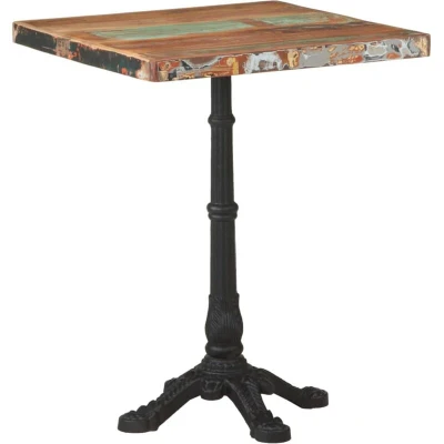 Image of vidaXL Bistro Table 60x60x76 cm Solid Reclaimed Wood