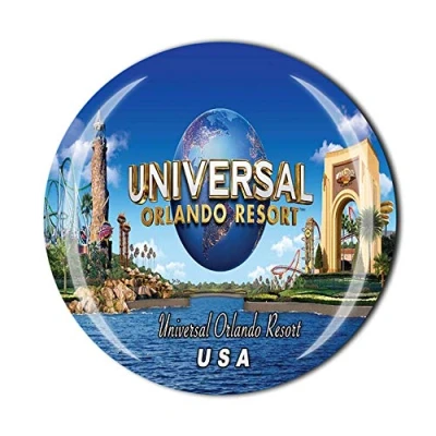Image of Universal Orlando Resort Florida USA Fridge Magnet Souvenir Gift Decor Magnetic Sticker