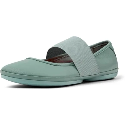 Image of Camper Women&#039;s Right Nina 21595 Mary Jane, Medium Green 259, 4 UK