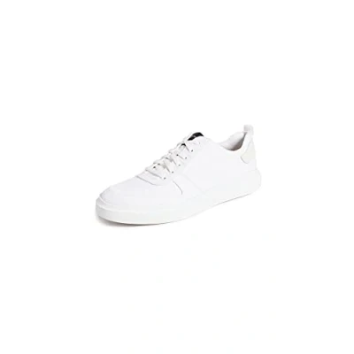 Image of Cole Haan Men&#039;s Gp Rly Canvs Crt Snk:optic White Canvas Sneaker, White, 13 UK