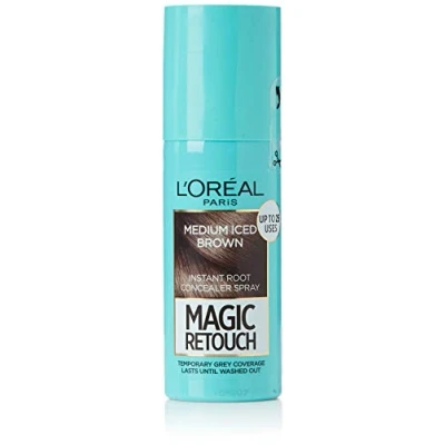 Image of Magic Retouch Medium Root Touch Up Hair Dye, Iced Brown, Pack of 3