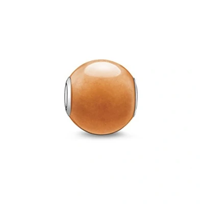 Image of Thomas Sabo Women Bead Karma Beads 925 Sterling Silver Red Aventurine Polished K0043 010 10