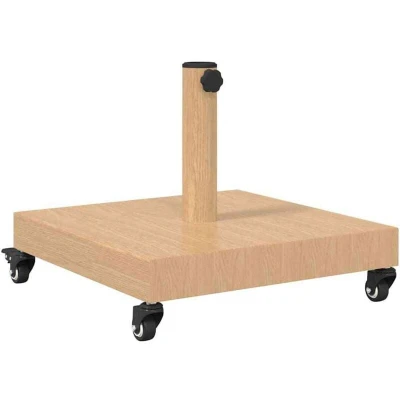 Image of vidaXL Outdoor Umbrella Bases Light wood 45 x 32 cm