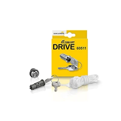 Image of Schellenberg 60511 Notentriegelungs Schloss Lock, Garage Door Emergency Release, Silver, für Sektionaltore
